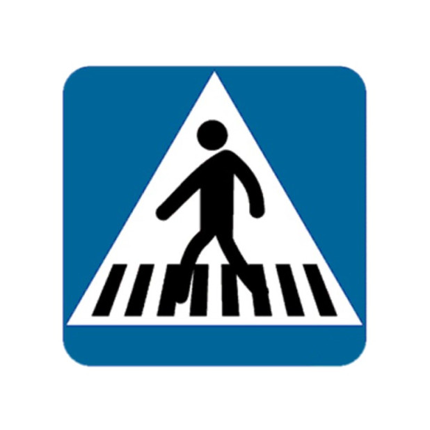 SEÑAL PASO DE PEATONES MOPU 60x60CM