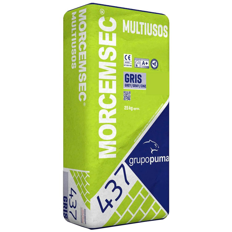 MORTERO MORCEMSEC M10 G 25KG GRIS