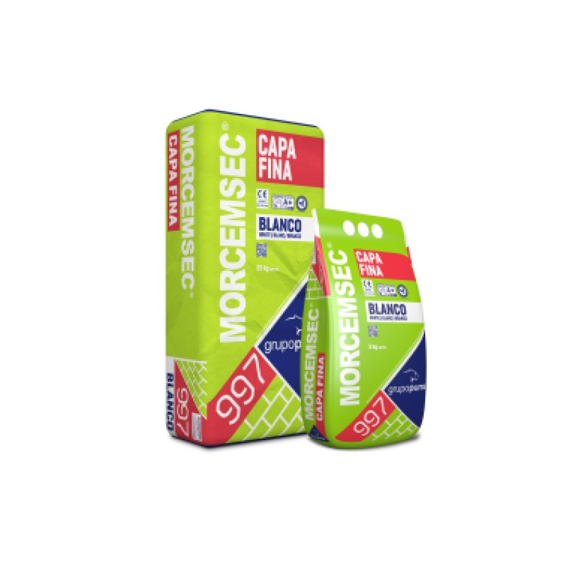 MORCEMSEC CAPA FINA CR CSIV W2 25KG BLANCO