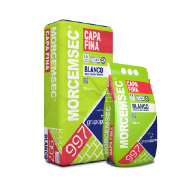 MORCEMSEC CAPA FINA CR CSIV W2 25KG BLANCO