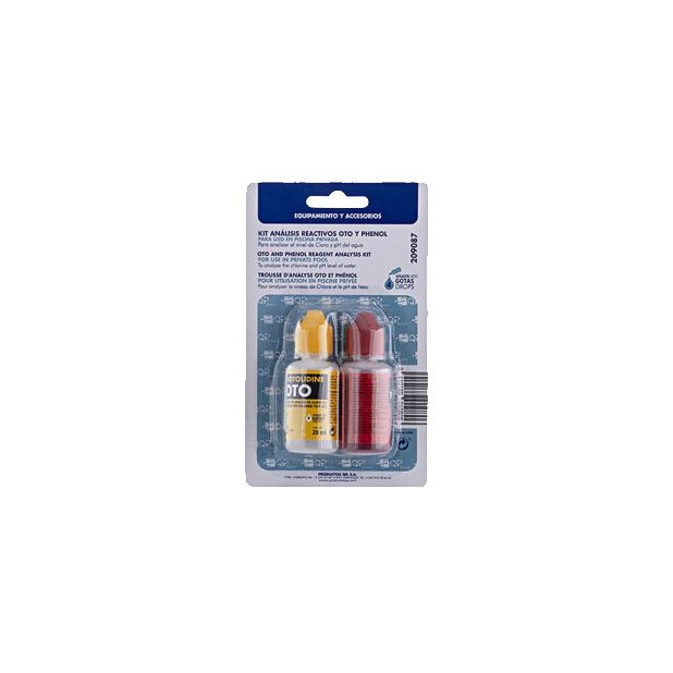 KIT REACTIVOS OTO Y PH BLISTER