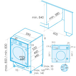 LAVASECADORA EDESA EWS-84000 I