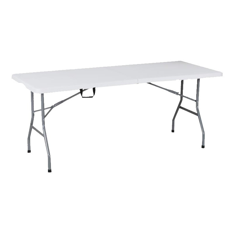 MESA RESINA PLEGABLE 4,0CM 240x74x74CM