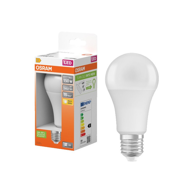 BOMBILLA LED STAR CLASSIC A 150 19W 827 230VFR E27