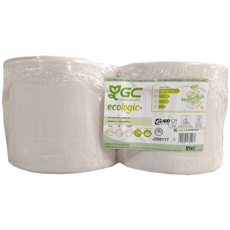PAPEL INDUST. ECO 2CAPAS RECYC. 300M (2 und.)
