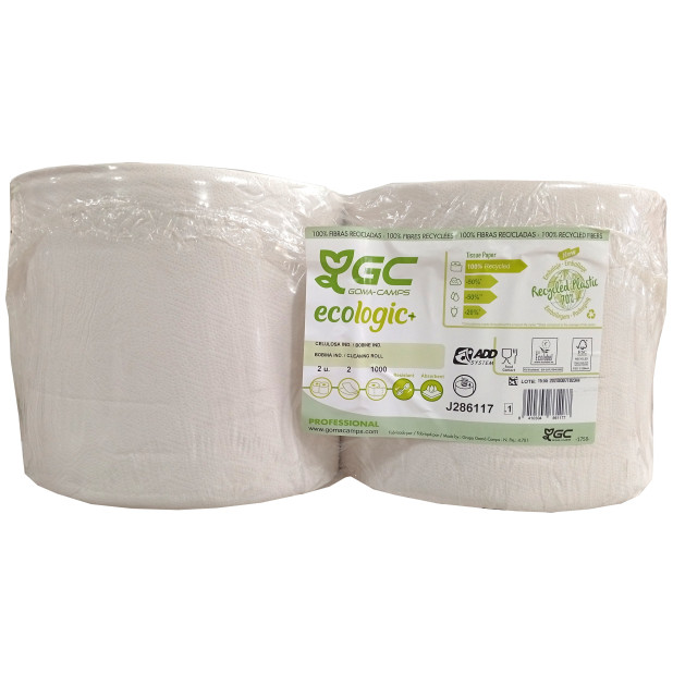 PAPEL INDUST. ECO 2CAPAS RECYC. 300M (2 und.)