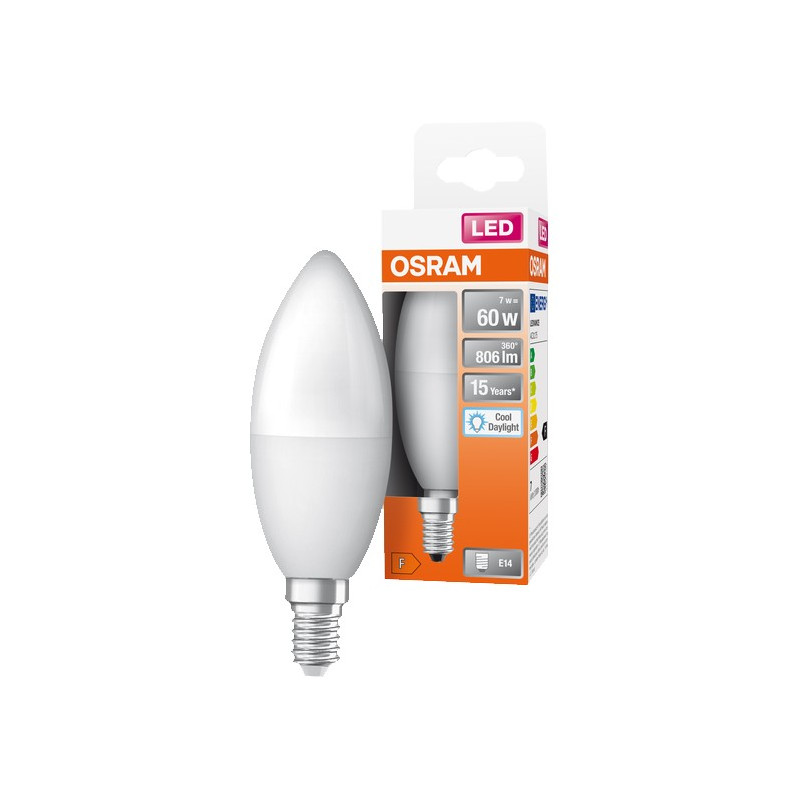 BOMBILLA LED STAR CLASSIC B 60 7,5W 865 230VFVR E14