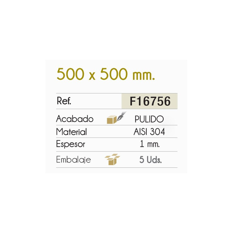 FREGADERO BOSTON 500x500MM