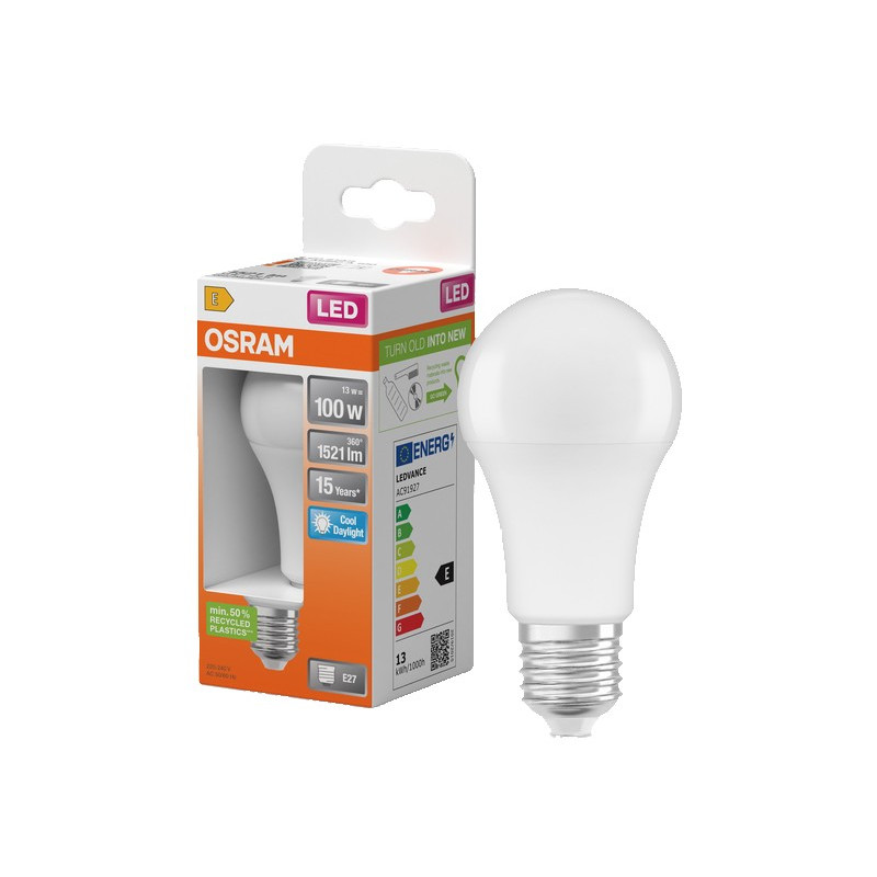LAMPARA LED START CLASSIC 13W E27 1521LM 6500K
