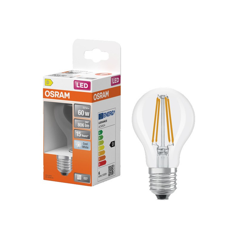 LAMPARA LED START CLASSIC 5,9W E27 806LM 4000K