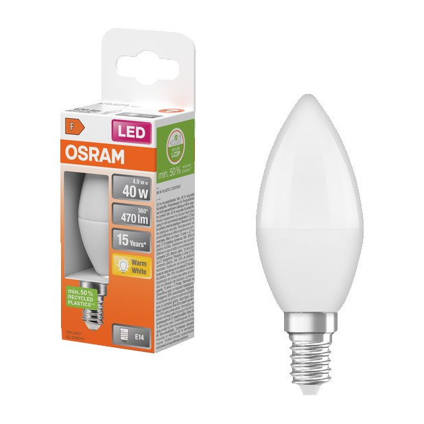 LAMPARA LED START CLASSIC 4,9W E14 470LM 2700K