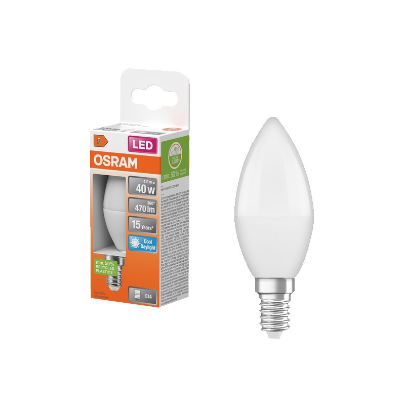 LAMPARA LED START CLASSIC 4,9W E14 470LM 6500K