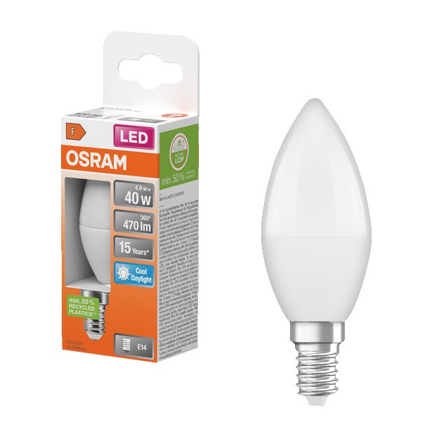 LAMPARA LED START CLASSIC 4,9W E14 470LM 6500K