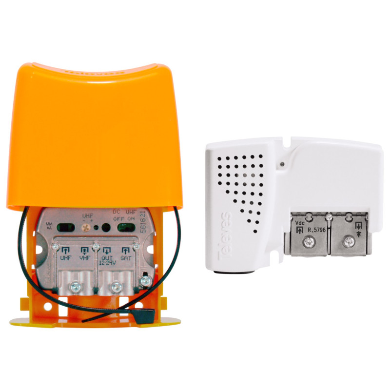 AMPLIFICADOR MASTIL 3 ENTR. 1SAL. +ALIM. 12V