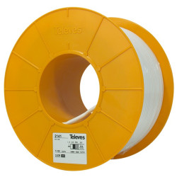 CABLE COAX T100 PLUS PVC ECA BLANCO (POR METRO)