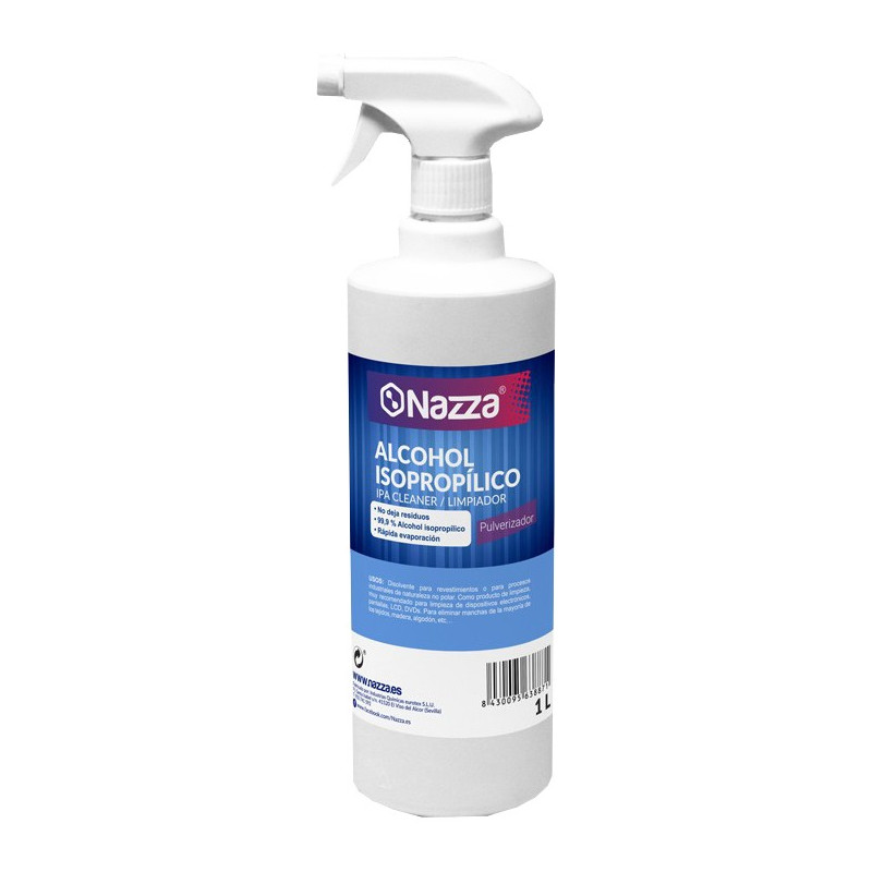 PULVERIZADOR ALCOHOL ISOPROPILICO 99,9% NAZZA 1LTS