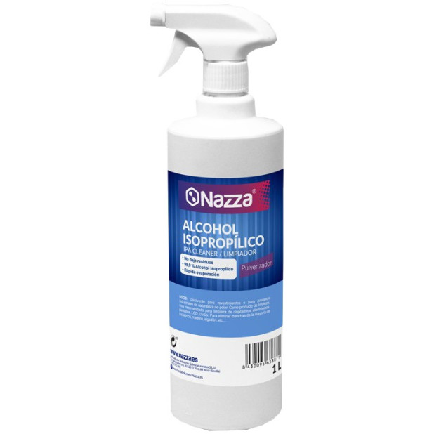 PULVERIZADOR ALCOHOL ISOPROPILICO 99,9% NAZZA 1LTS