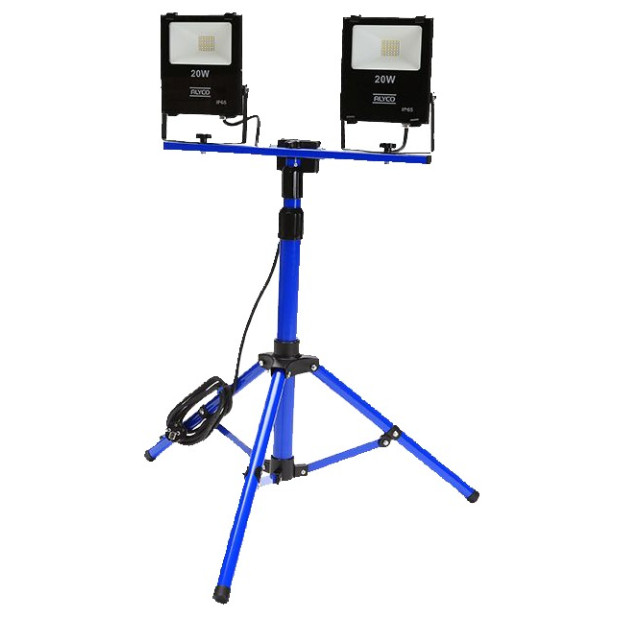 TRIPODE +2x PROYECTOR SMD 20W IP65