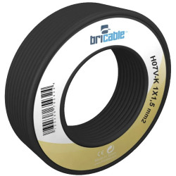 CABLE UNIPOLAR 1X4 HO7Z1-K NEGRO R.100M (por Metro)