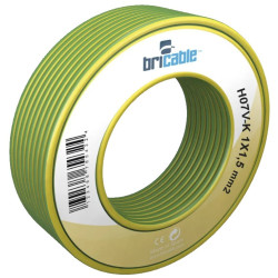 CABLE UNIPOLAR 1x6 HO7Z1-K  AM/VER R.100M (por Metros)