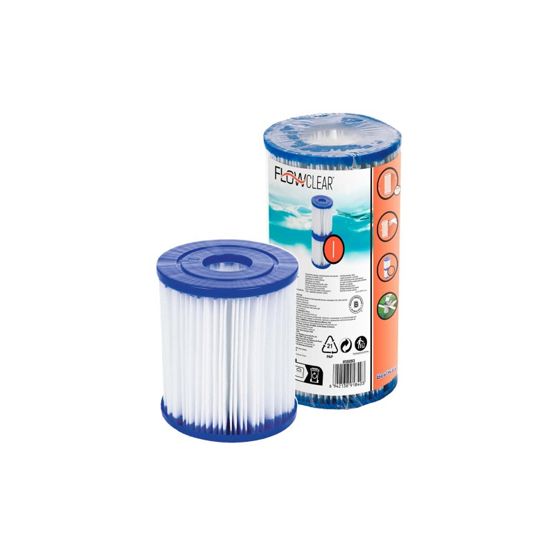 KIT 2 FILTROS CARTUCHO TIPO I DEPURADORA