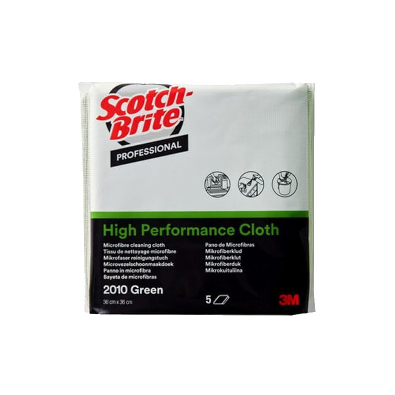 BAYETA SCOTCHBRITE 2010 MICROF. VERDE 360x360MM