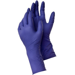 GUANTES DESECH.NITRILO LILA S/POLVO T.9 100UND