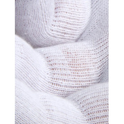 GUANTES ALGODON BLANCO T.9