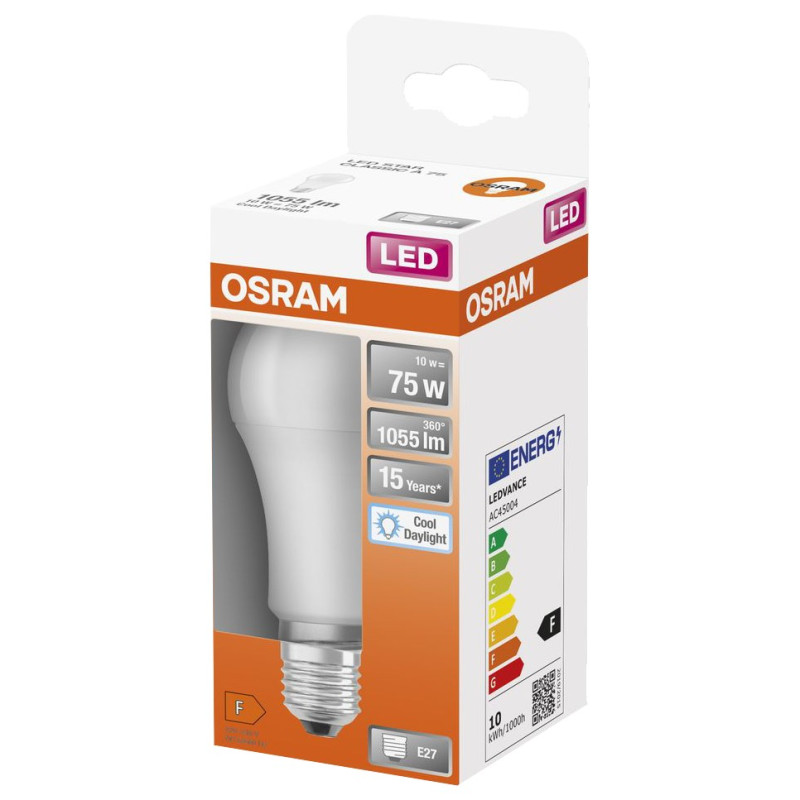 LAMPARA LED START CLASSIC 10W E27 1055LM 6500K