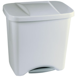 PEDALBIN ECOLOGICO BLANCO 50L