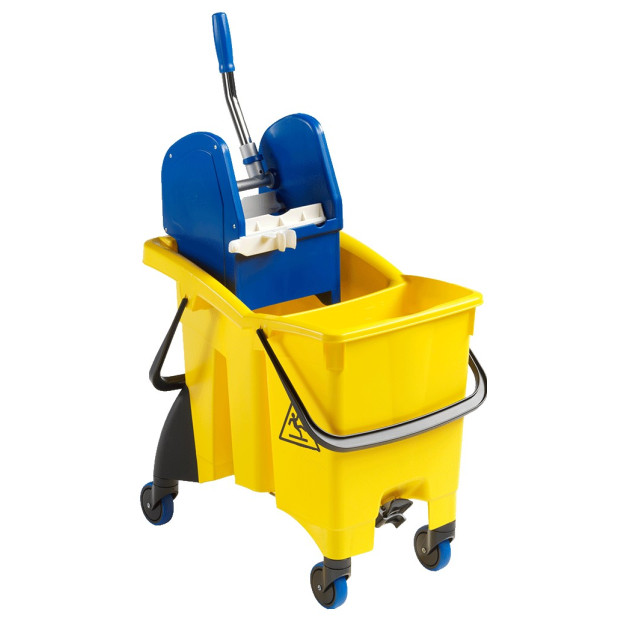 CUBO FREGASUELO PROFESIONAL DOBLE AMARILLO 30L