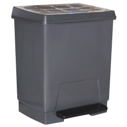CUBO PEDALBIN CLASSIC METAL 23L