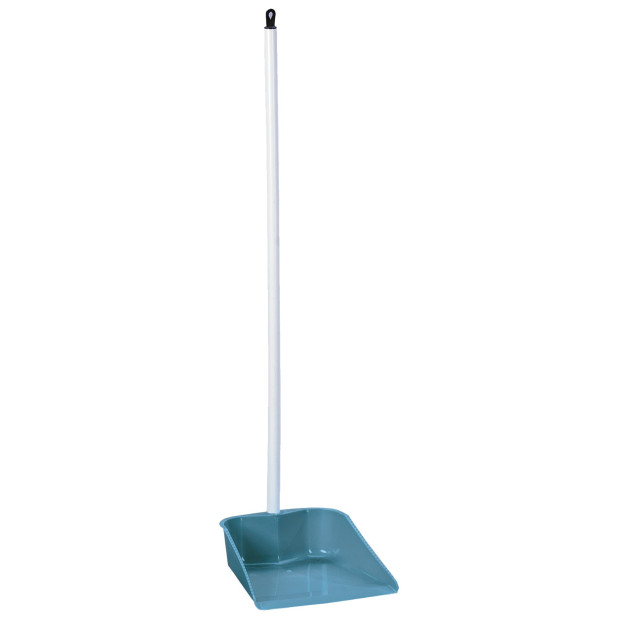 RECOGEDOR AZUL C/PALO