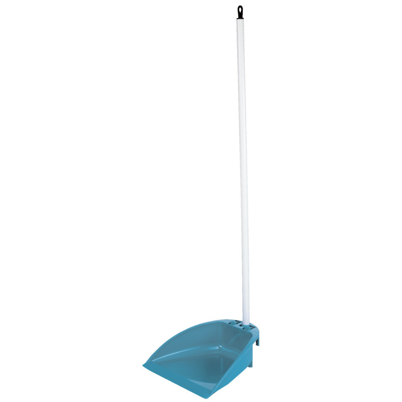 RECOGEDOR PEGABLE AZUL C/PALO