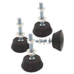 JGO. AMORTIGUADORES SUELO AC04 90KG NEGRO 4.UND