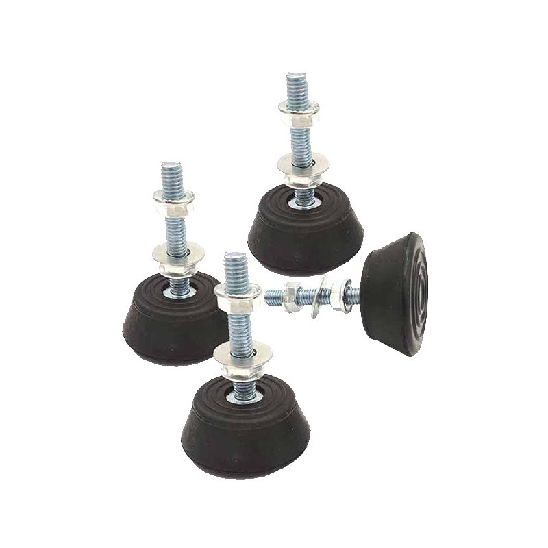 JGO. AMORTIGUADORES SUELO AC04 90KG NEGRO 4.UND