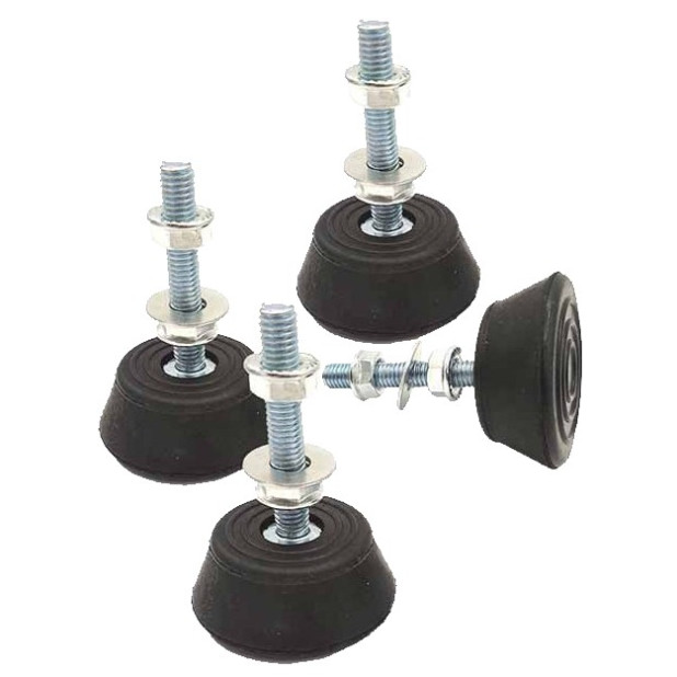 JGO. AMORTIGUADORES SUELO AC04 90KG NEGRO 4.UND