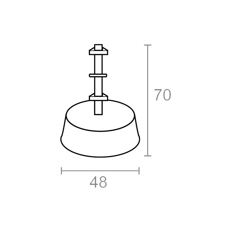 JGO. AMORTIGUADORES SUELO AC04 90KG NEGRO 4.UND