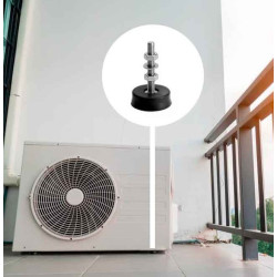 JGO. AMORTIGUADORES SUELO AC04 90KG NEGRO 4.UND