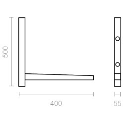 JGO. SOPORTE AIRE AC01 500x500MM BEIGE