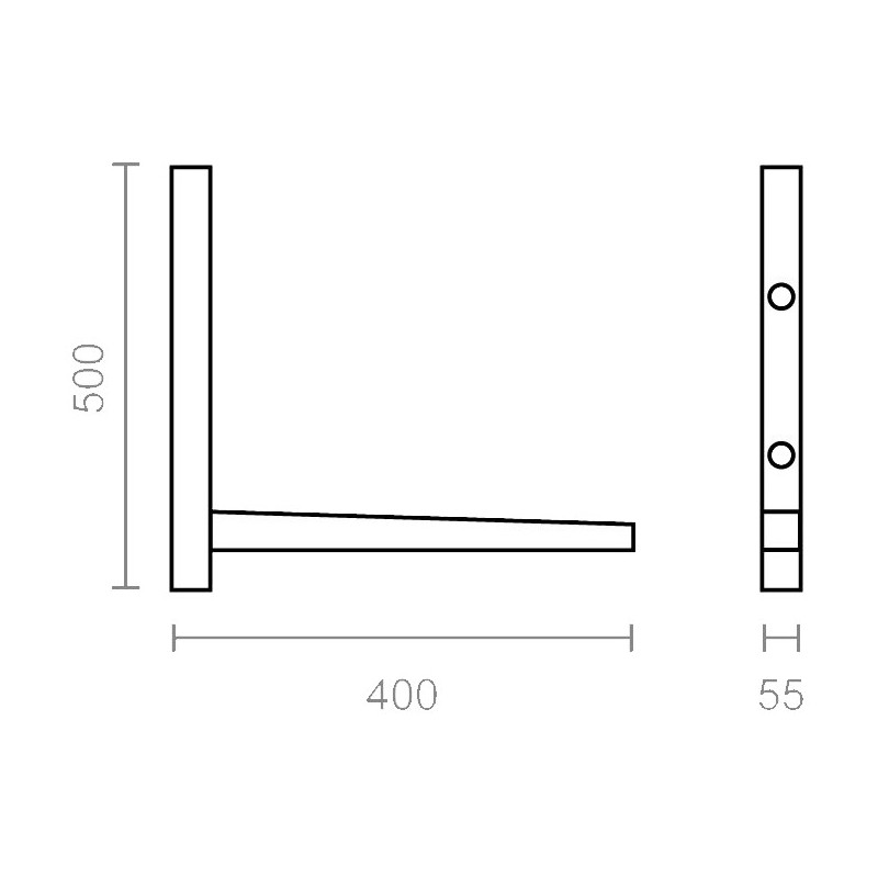 JGO. SOPORTE AIRE AC01 500x500MM BEIGE