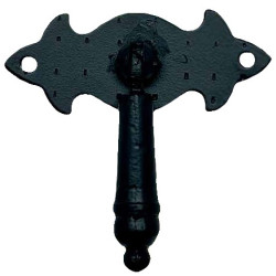 TIRADOR PENDULO HORIZONTAL 65x25mm NEGRO