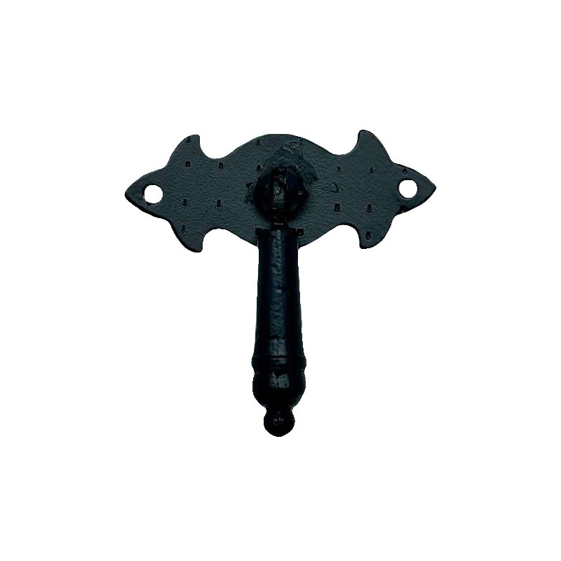 TIRADOR PENDULO HORIZONTAL 65x25mm NEGRO