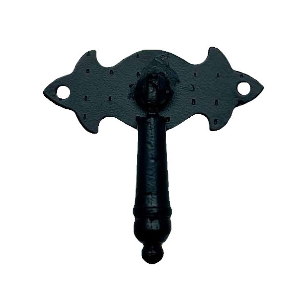 TIRADOR PENDULO HORIZONTAL 65x25mm NEGRO