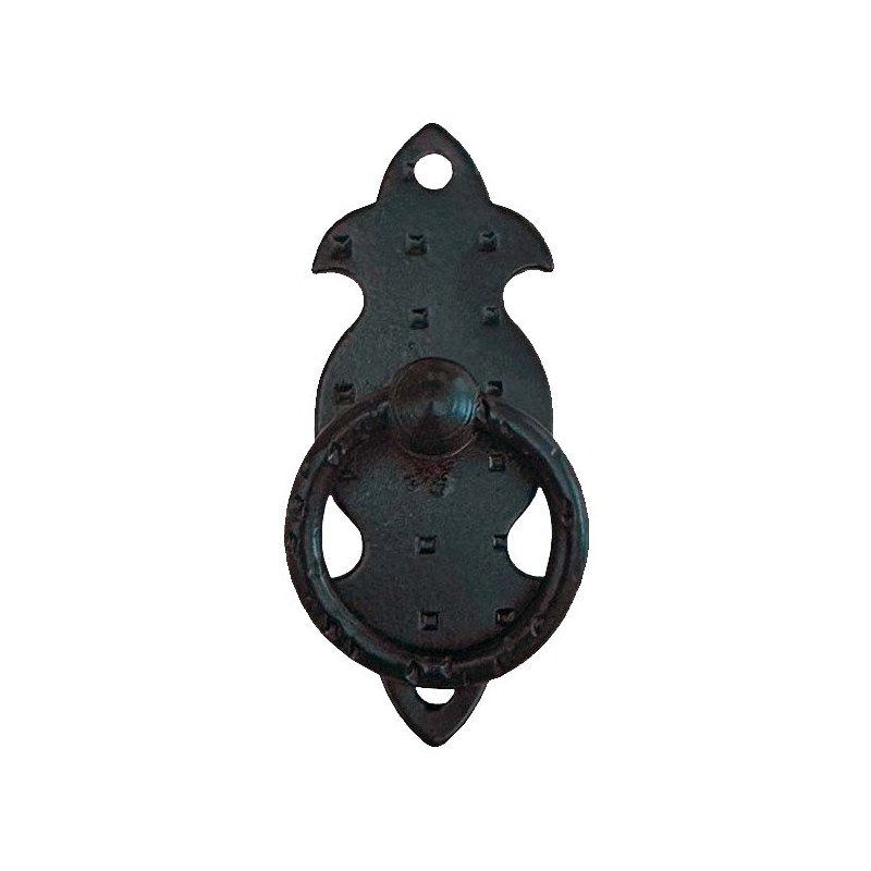 TIRADOR ANILLA VERTICAL TRM29 25x65mm NEGRO
