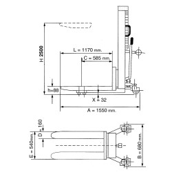 APILADOR AY-2500 APM 1000KG