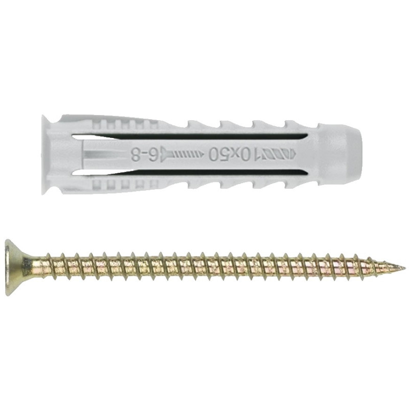 TACO NYLON C/CABEZA 4,5x40 AVELLANADA BILSTER 6UND