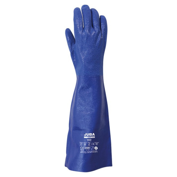 GUANTE LAUREL PLUS NITRILO AZUL T.10