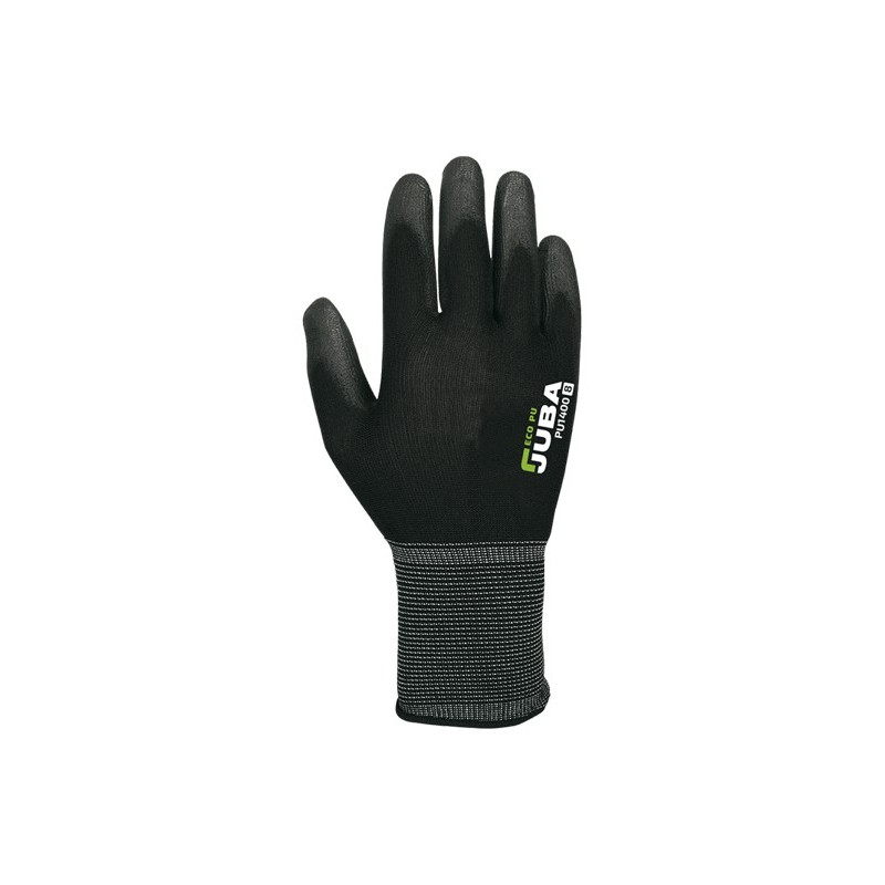 GUANTE ECO-PU NYLON PU NEGRO T.10