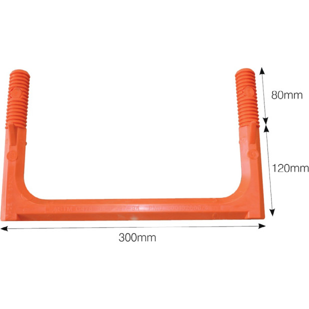 ECOPATE 300 CURVO-RECTO NARANJA